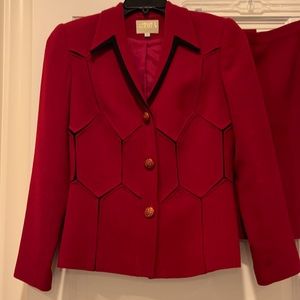 Alberto Makali Wool Jacket with skirt Size 6
